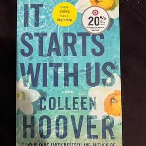 It starts with us Colleen Hoover paperback
